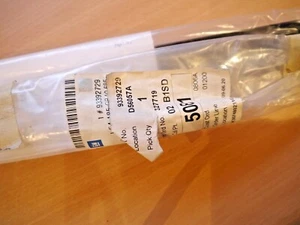 BNIB GENUINE VAUXHALL MERIVA A FRONT DOOR WINDOW RECESS WEATHERSTRIP 93392729 - Picture 1 of 2