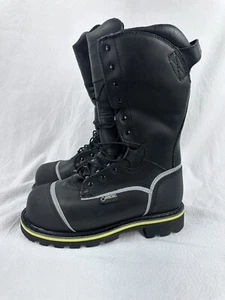 NEW MENS RED WING WORK BOOTS GORE-TEX BLACK TALL STEEL TOE VIBRAM WATERPROOF - Picture 1 of 7