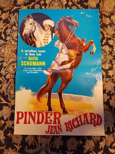 Poster Zirkus Pinder Jean Richard / Akrobatik von Katia SCHUMANN auf ihrem Pferd - Bild 1 von 1