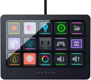 Razer Stream Controller X RZ20-04790100-R3M1 15 Switchblade buttons Japan NEW - Picture 1 of 6