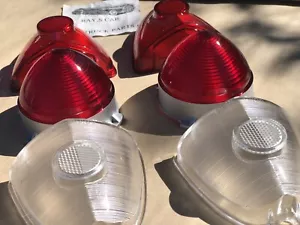 NEW REPLACEMENT 1953 CHEVROLET BEL AIR 150 AND 210 TAIL LIGHT LENS SET ! - Picture 1 of 6