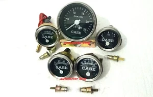 Estuche tractor, tacómetro, temperatura presión de aceite, amperímetro, combustible negro cromo - Imagen 1 de 3