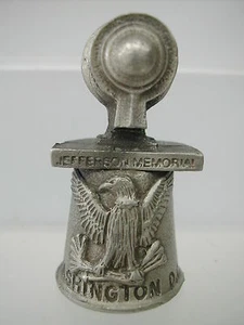 * Dé à coudre de collection en etain Thimble - USA - WASHINGTON - JEFFERSON MEMO - Imagen 1 de 1