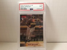 2020 Topps Stadium Club Trent Grisham PSA 9 Red Foil Parallel San Diego Padres