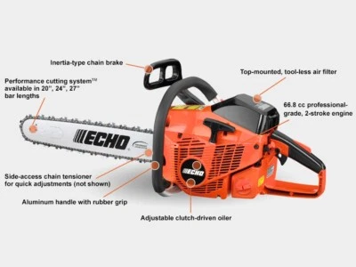 ECHO USA Chainsaw CS-680 CS680-20  20" Authorized Dealer Direct Ships Fast - Image 1 of 4