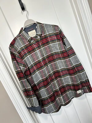 WEATHERPROOF VINTAGE Men’s Medium Flannel Plaid Shirt Button Down - Image 1 of 4