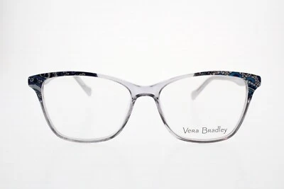 NUEVO Gafas Vera Bradley Vonna Deep Night Paisley Clear Cat Eye 52-15-135 mm Foto 1 de 4