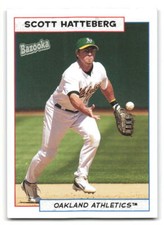 Scott Hatteberg 2005 Bazooka BASEBALL #118 Oakland Athletics