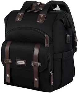 15.6 Inch Laptop Backpack Water-Resistant Bag USB Charging Port RFID Secure - Picture 1 of 7