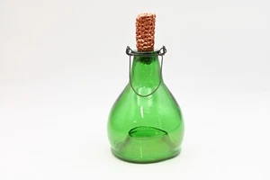 Antique/Vintage Green Glass Fly Bee Bug Catcher From Romania Corn Cob Stoppe #10 - Picture 1 of 7