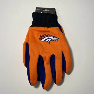 Guantes utilitarios del equipo de la NFL Denver Broncos, talla única para adultos Forever Collectibles 5280 Foto 1 de 4