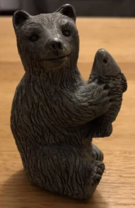 Gletschereiszeit Skulpturen - Alaska - Eisbär Bachfisch Kanada Inuit - Bild 1 von 5