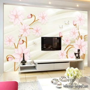 Fotomural no tejido papel pintado murales flor en relieve nueva joyería simple 3740 - Imagen 1 de 5
