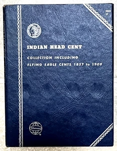 Libro de centavos CABEZA INDIA 1865 WHITMAN colección inicial 21 centavos monedas 1 c - Imagen 1 de 9