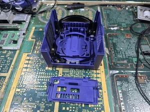 Nintendo GameCube Exact Top Cover Lila mit Exact Port Backcover -Nur OK-LESEN - Bild 1 von 23