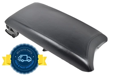 Lexus LS460 2007-2009 consola central cuero negro reposabrazos tapa OEM Foto 1 de 4