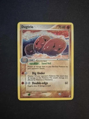Dugtrio 5/100 - Holo Rare - EX Crystal Guardians - Image 1 of 2
