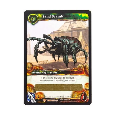 Cryptozoic WoW TCG Promo Sand Scarab (LOOT) (Foil) NM - Image 1 of 2