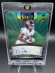 Panini Select 2023 • De'Von Achane/5 selecciones de draft de radiocontrol verde explosión juvenil automático - Imagen 1 de 2