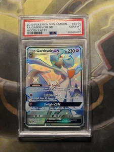 Gardevoir GX SV75/SV94 Hidden Fates: Shiny Vault Holo PSA 10 - Imagen 1 de 2