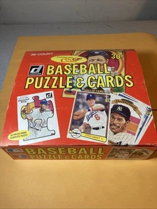 1982 Donruss Baseball Empty Wax Pack Box No Cards - Picture 1 of 4