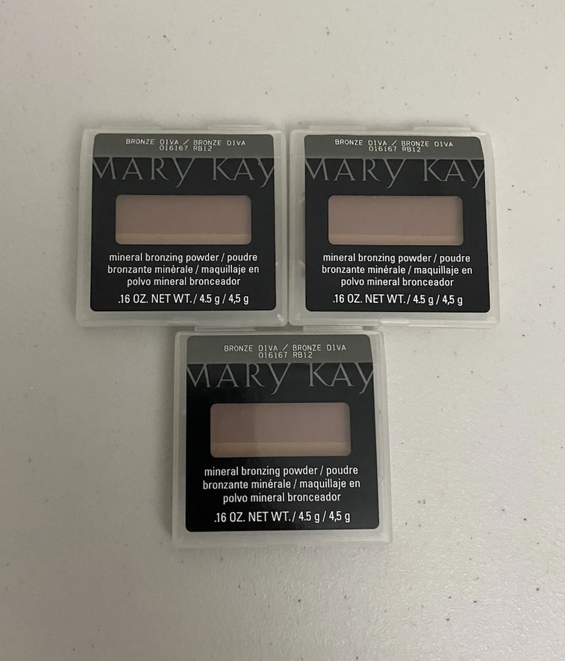 Mary Kay Bronze Diva Mineral Bronzing Powder 0.16 oz 016167 Lot Of 3 NIB - Image 1 of 1