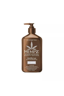 VANILLA LUX HERBAL BODY MOISTURIZER WITH NIACINAMIDE 17OZ HEMPZ Lotion NEW - Image 1 of 2