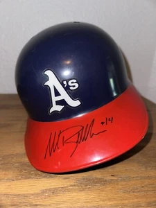 Mark Bellhorn Oakland Athletics Game Used Batting Helmet A’s 4th of July Signed - Picture 1 of 3