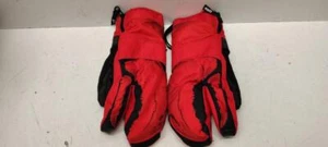 NEFF LOBSTER CLAW STYLE ALL RED AND BLACK SNOWBOARD/SKIING GLOVES LI (P03042638) - Picture 1 of 5