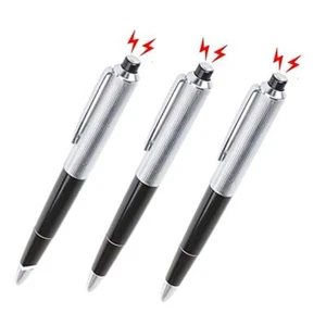 Cooplay 3pcs Shocking Pen Fun Toy Joke to Friend Electric Shock Pencil Trick... - Picture 1 of 5