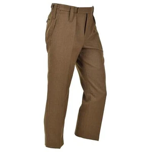 Original British Military Formal Pants Wool Uniform Dress Trousers Brown - Picture 1 of 3