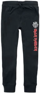 Black Kids Eddie Logo Iron Maiden Sweatpants Heavy Metal Band - Picture 1 of 2