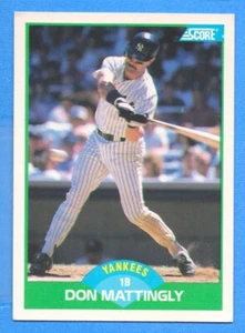 1989 Score #100 Don Mattingly Yankees - Picture 1 of 1