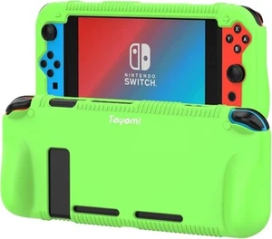 Teyomi Silikon Nintendo Switch Hülle Grün UK Versand - Bild 1 von 1