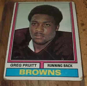 1974 Topps Greg Pruitt Cleveland Browns #110 - Picture 1 of 2