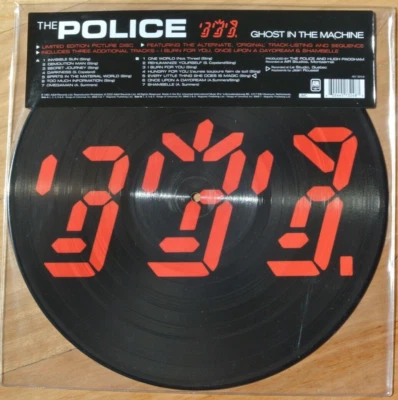 THE POLICE Ghost In The Machine LP Ltd Edition Picture Disc Vinyl - Image 1 of 3