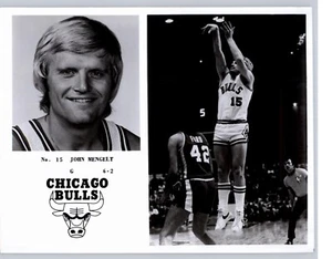 FOTO DE PRENSA JOHN MENGELT Team CHICAGO BULLS 1978 8x10 Blanco y Negro - Imagen 1 de 2
