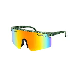 FOCO X Zubaz NFL Collab 90s Retro Swag Sunglasses, Seattle Seahawks - Picture 1 of 2