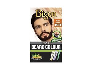 5 PC Bigen Men's Beard Color No Added Ammonia B103, Dark Brown - 20g + 20g Each