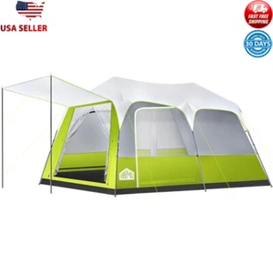 Pop-Up Camping Tent 8-10 Person Instant Setup Spacious Waterproof W/ Carry Bag - Picture 1 of 6