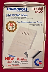 Commodore Modem 1200 Baud for C64 128 VIC-20 SX-64 64C - Picture 1 of 3