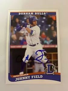 Johnny Field 2018 Signed Durham Bulls Team Card - Picture 1 of 1