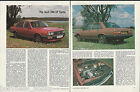 1980 AUDI 200 5T Turbo Road Test, Article Britannique, 7 Photos Couleur