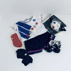 American Girl Go USA Soccer  Outfit  New in Bag - Picture 1 of 2