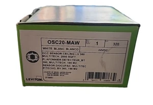 Leviton OSC20-MAW MultiTech Ceiling Mount Sensor 360 Degree 2000 Sq. Ft. White - Picture 1 of 3