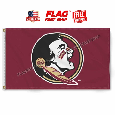 Florida State Seminoles Flag 3x5 FT Banner NCAA Football Banner  FREE Shipping Cover
