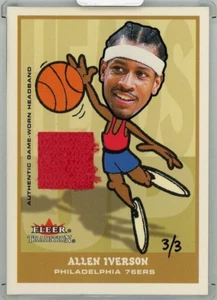 2002-03 FLEER Tradition Allen Iverson Game Worn Headband Buy back 3/3 - Picture 1 of 2
