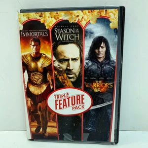 Immortals Season Of The Witch The Warriors Way Triple Feature Pack DVD Movies - Picture 1 of 1