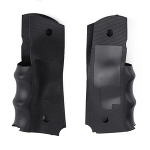 For PG1911-1 Grip Wraparound Rubber Government Finger Groove Grip Insert - Picture 1 of 5