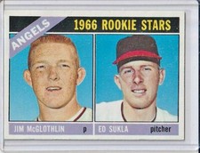 California Angels 1966 Topps Baseball Rookie Stars Card (SET BREAK) (C)
